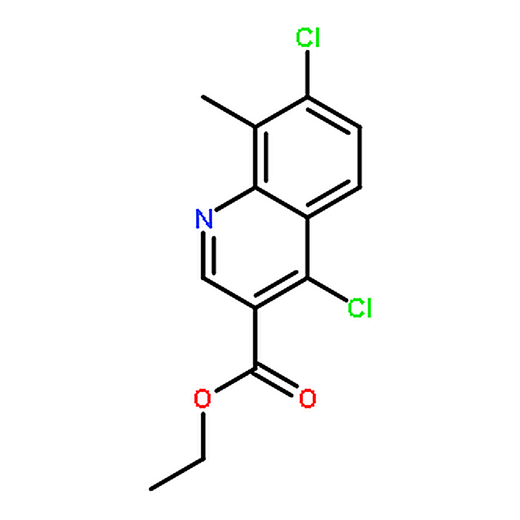 RHAWN Ethyl 4，7-dichloro-8-methylquinoline-3-carboxylate