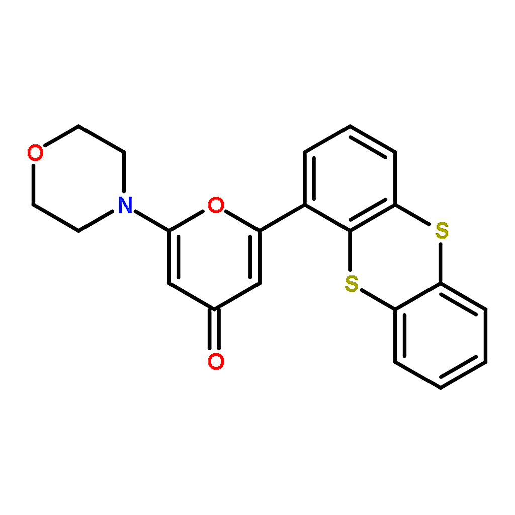 RHAWN 2-morpholin-4-yl-6-thianthren-1-ylpyran-4-one