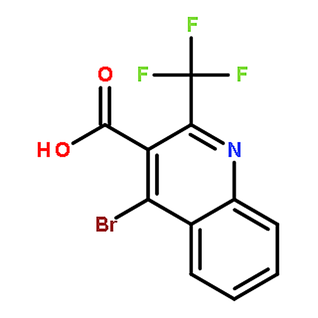 RHAWN 4-Bromo-2-(trifluoromethyl)quinoline-3-carboxylic acid