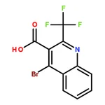 RHAWN 4-Bromo-2-(trifluoromethyl)quinoline-3-carboxylic acid
