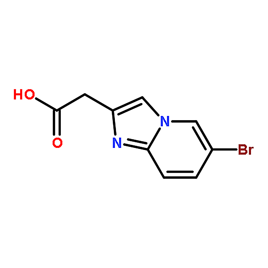 RHAWN 2-(6-Bromoimidazo[1,2-a]pyridin-2-yl)acetic acid