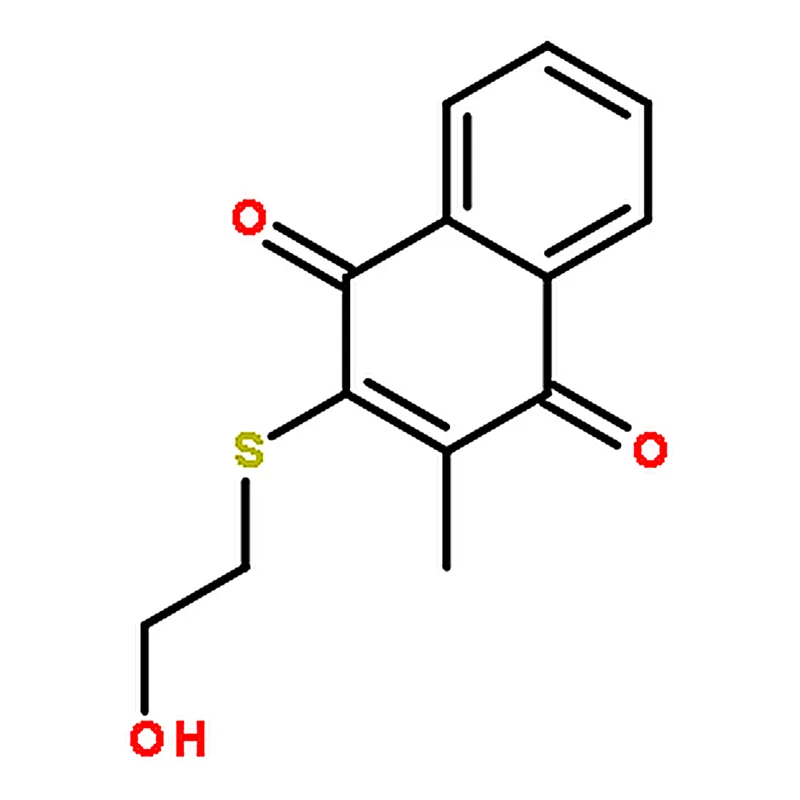 RHAWN 2-((2-Hydroxyethyl)thio)-3-methylnaphthalene-1,4-dione