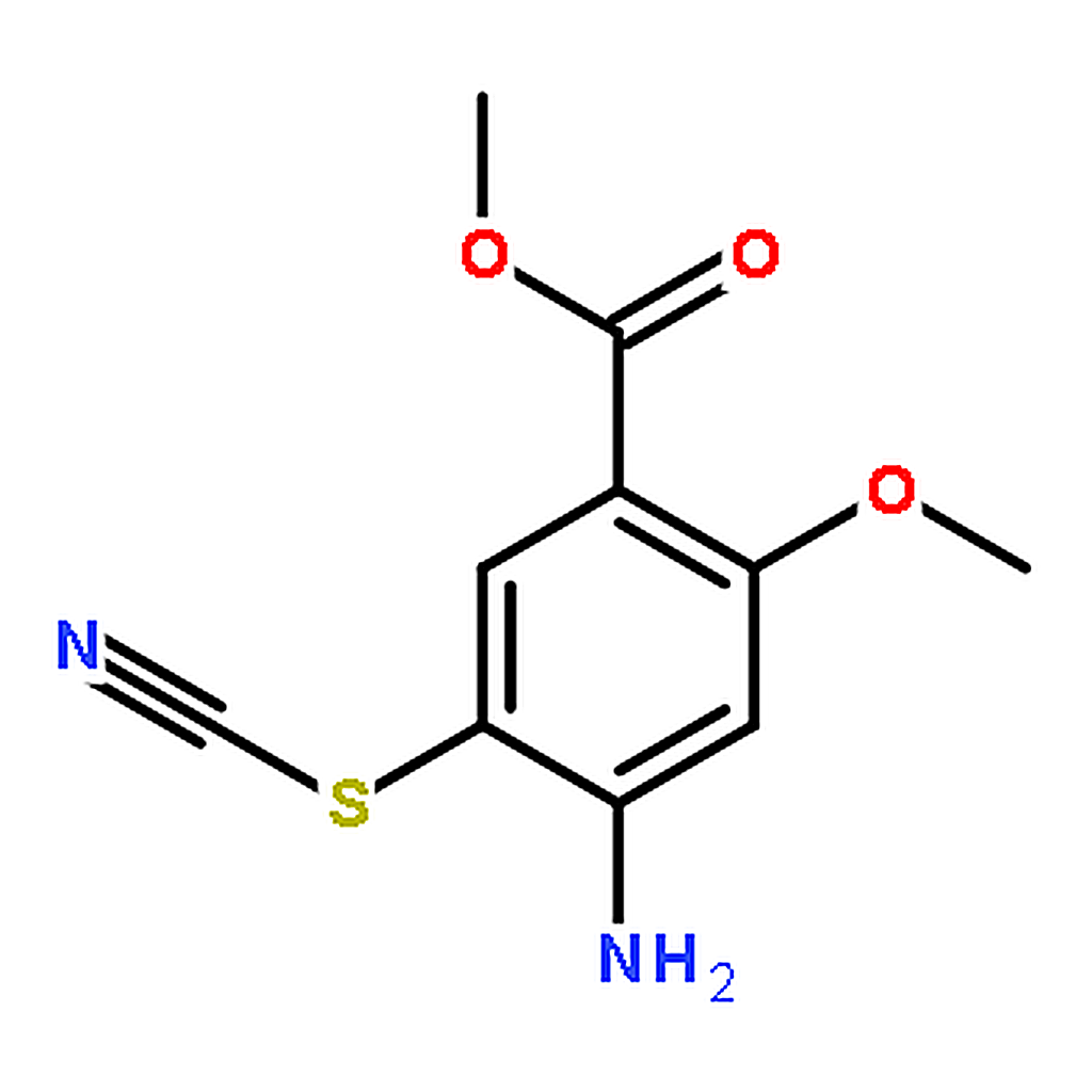 RHAWN Methyl 4-amino-2-methoxy-5-thiocyanobenzoate
