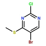 RHAWN 5-Bromo-2-chloro-4-(methylthio)pyrimidine
