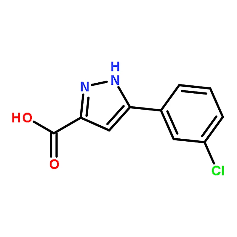 RHAWN 5-(3-Chlorophenyl)-1H-pyrazole-3-carboxylic acid