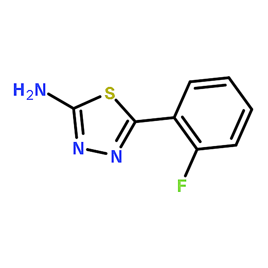 RHAWN 5-(2-Fluorophenyl)-1,3,4-thiadiazol-2-amine