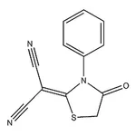 RHAWN 2-(4-oxo-3-phenyl-1,3-thiazolan-2-yliden)malononitrile