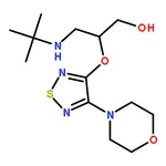 RHAWN 3-(tert-Butylamino)-2-((4-morpholino-1,2,5-thiadiazol-3-yl)oxy)propan-1-ol