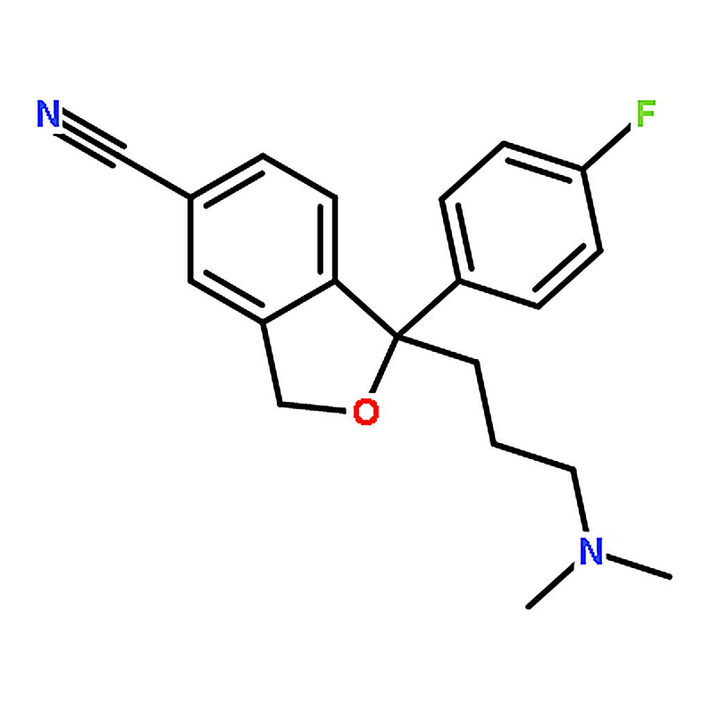 RHAWN 1-(3-(Dimethylamino)propyl)-1-(4-fluorophenyl)-1,3-dihydroisobenzofuran-5-carbonitrile