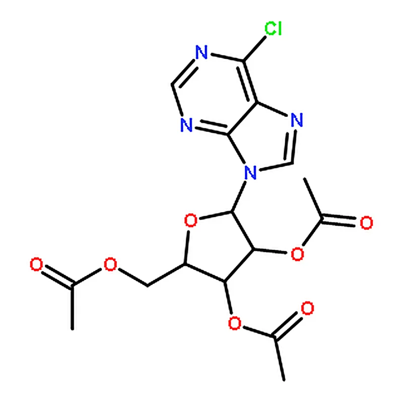 RHAWN (2R,3R,4R,5R)-2-(Acetoxymethyl)-5-(6-chloro-9H-purin-9-yl)tetrahydrofuran-3,4-diyl diacetate