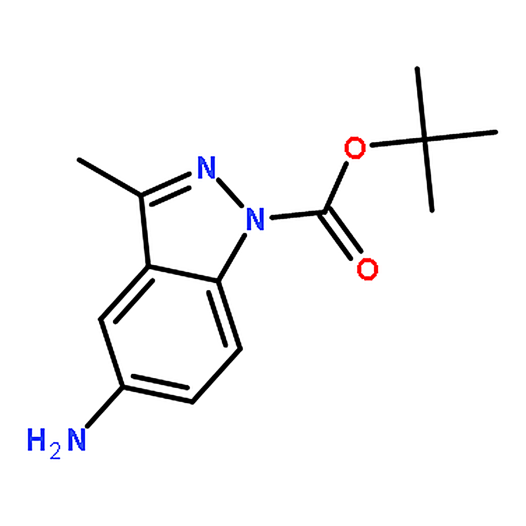 RHAWN tert-Butyl 5-amino-3-methyl-1H-indazole-1-carboxylate