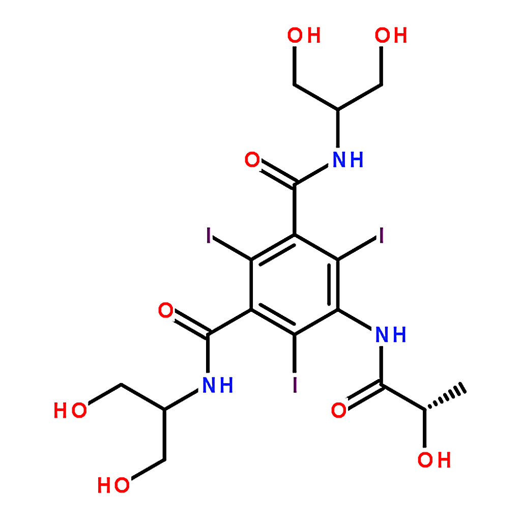 RHAWN (S)-N,N▽-Bis[2-hydroxy-1-(hydroxymethyl)ethyl]-2,4,6-triiodo-5-lactamidoisophthalamide