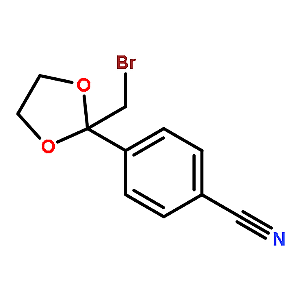 RHAWN 4-(2-(Bromomethyl)-1，3-dioxolan-2-yl)benzonitrile