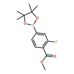 RHAWN Methyl 2-fluoro-4-(4,4,5,5-tetramethyl-1,3,2-dioxaborolan-2-yl)benzoate