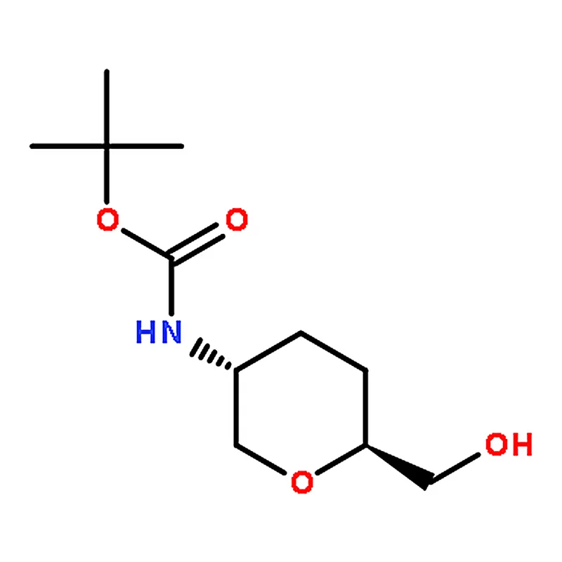 RHAWN tert-Butyl ((3R,6S)-6-(hydroxymethyl)tetrahydro-2H-pyran-3-yl)carbamate