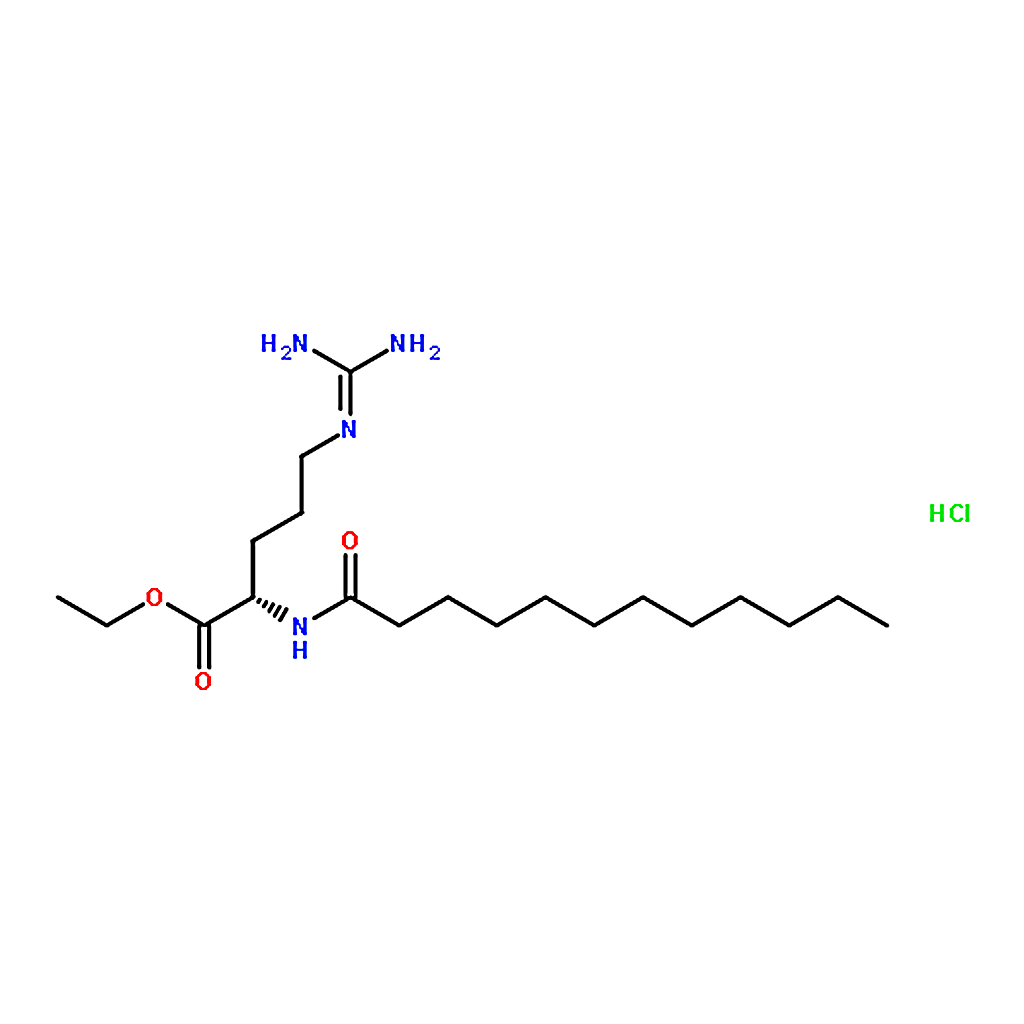 RHAWN ethyl (2S)-5-(diaminomethylideneamino)-2-(dodecanoylamino)pentanoate,hydrochloride