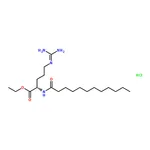RHAWN ethyl (2S)-5-(diaminomethylideneamino)-2-(dodecanoylamino)pentanoate,hydrochloride