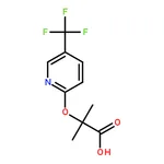 RHAWN 2-Methyl-2-(5-(trifluoromethyl)pyridin-2-yloxy)propanoic acid
