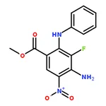 RHAWN Methyl 4-amino-3-fluoro-5-nitro-2-(phenylamino)benzoate