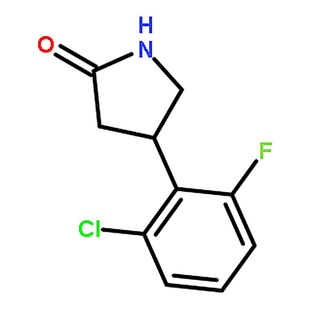 RHAWN 4-(2-Chloro-6-fluorophenyl)pyrrolidin-2-one