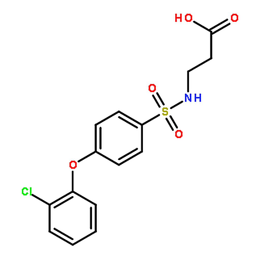RHAWN 3-((4-(2-Chlorophenoxy)phenyl)sulfonamido)propanoicacid