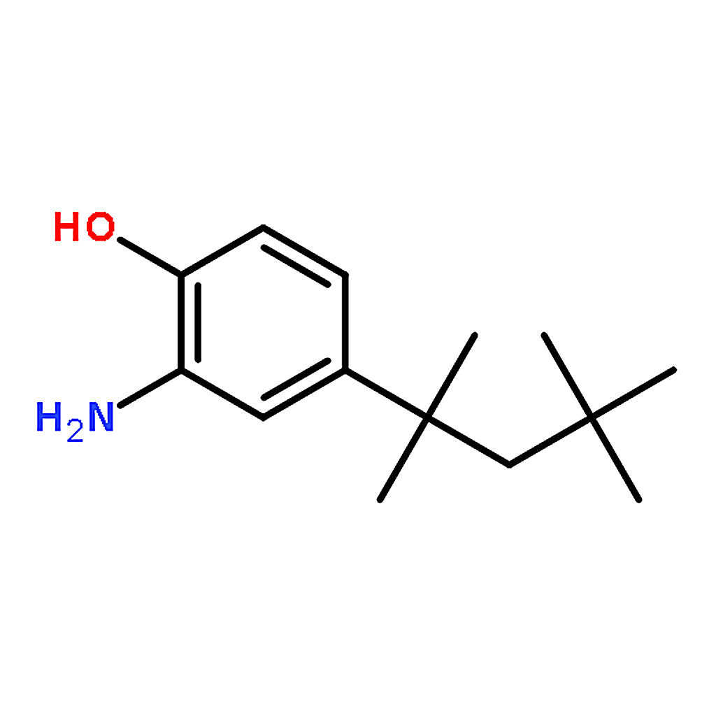 RHAWN 2-amino-4-(2，4，4-trimethylpentan-2-yl)phenol