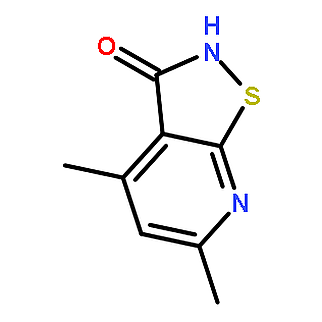 RHAWN 4，6-Dimethyl-2h，3h-[1，2]thiazolo[5，4-b]pyridin-3-one