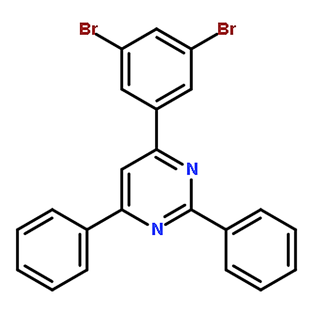 RHAWN 4-(3,5-Dibromophenyl)-2,6-diphenylpyrimidine