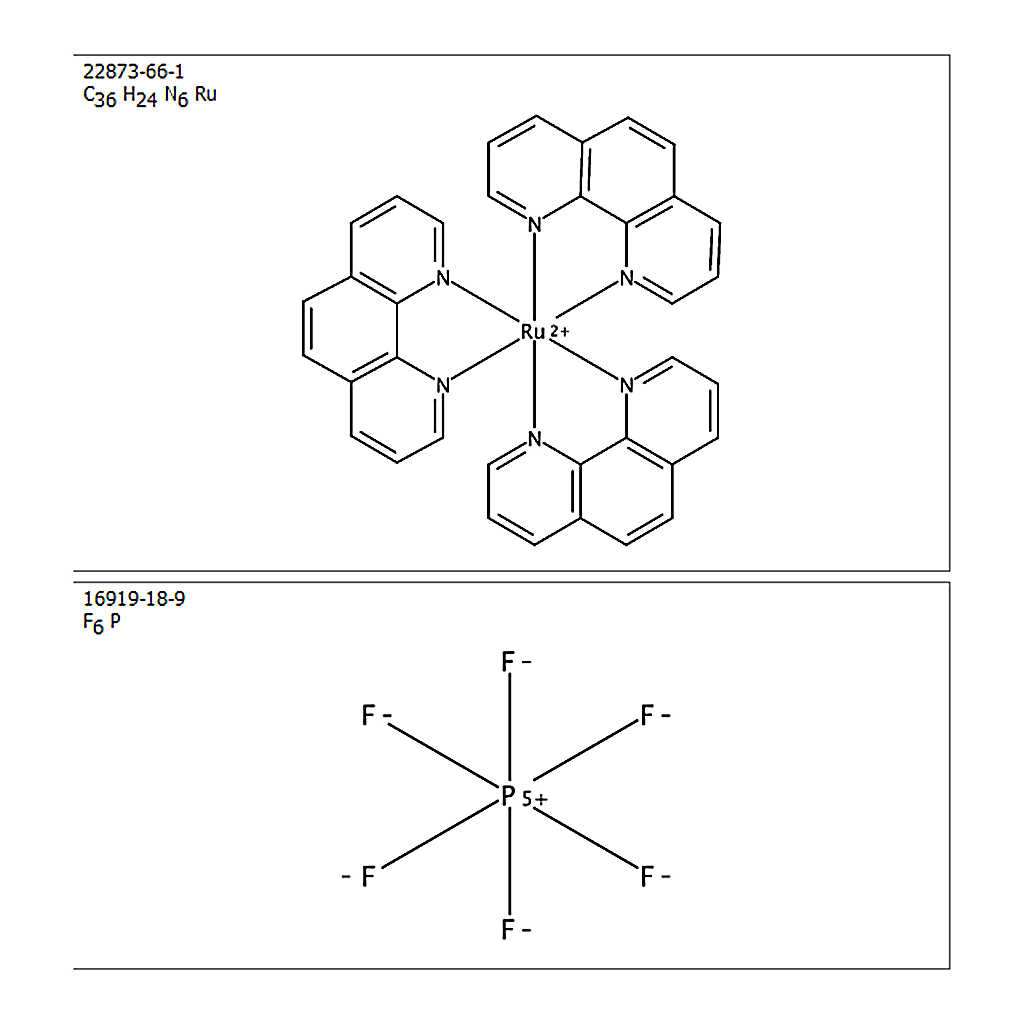 RHAWN Tris(1,10-phenanthroline)ruthenium(II) Bis(hexafluorophosphate)