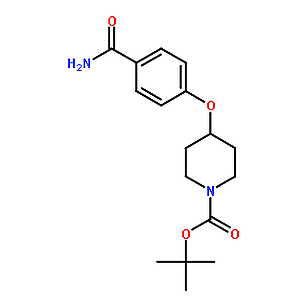 RHAWN tert-Butyl 4-(4-carbamoylphenoxy)piperidine-1-carboxylate