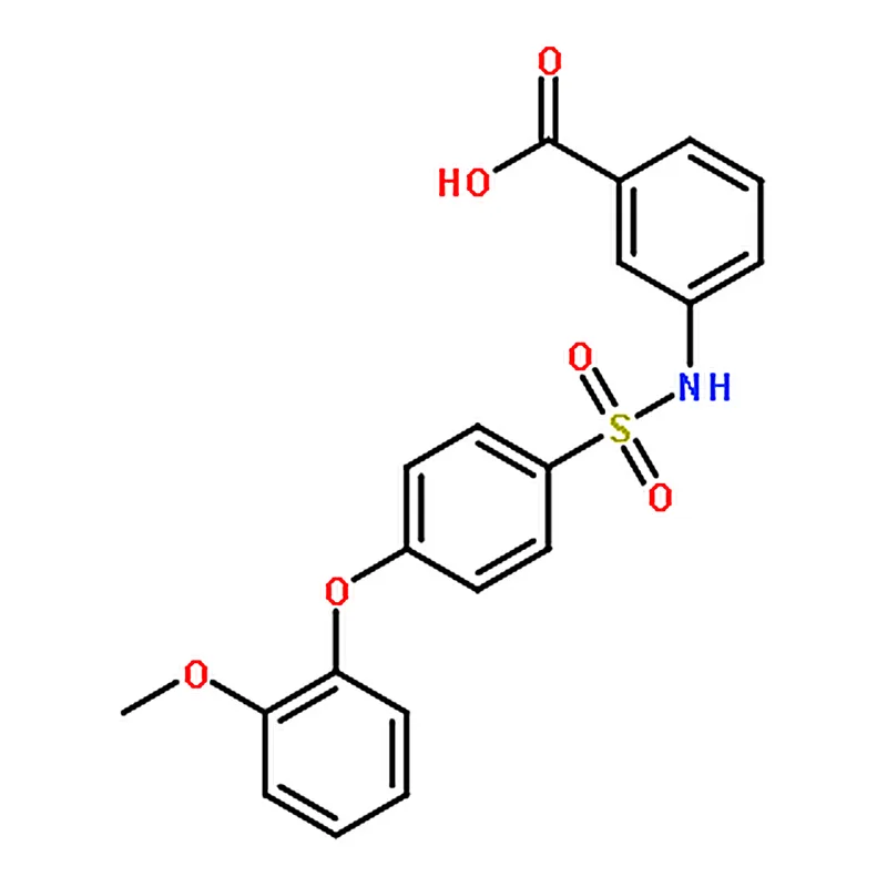 RHAWN 3-((4-(2-Methoxyphenoxy)phenyl)sulfonamido)benzoicacid