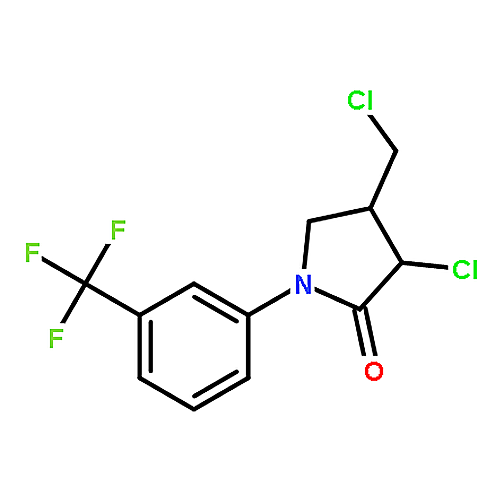 RHAWN 3-Chloro-4-(chloromethyl)-1-(3-(trifluoromethyl)phenyl)pyrrolidin-2-one