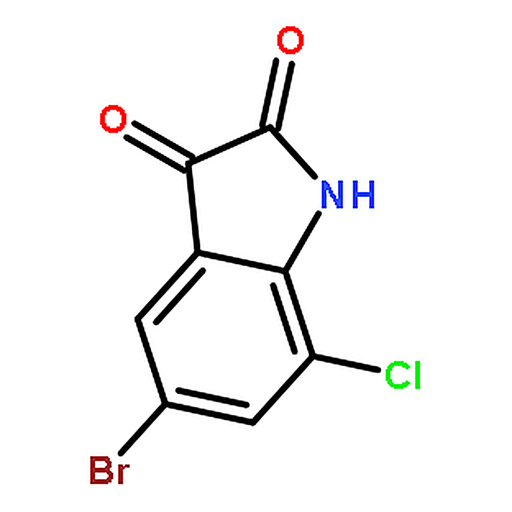 RHAWN 5-Bromo-7-chloroindoline-2,3-dione