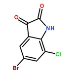 RHAWN 5-Bromo-7-chloroindoline-2,3-dione