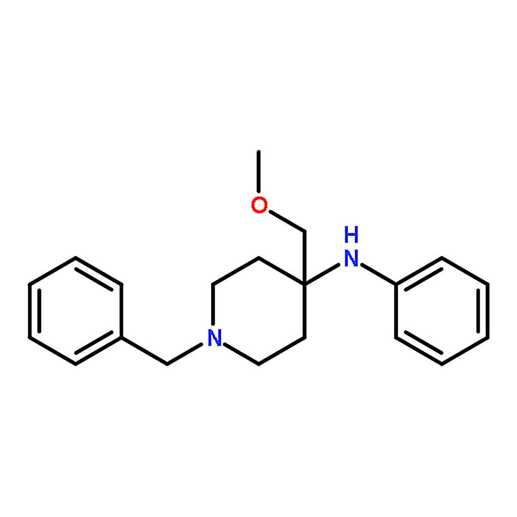 RHAWN 1-benzyl-4-(methoxymethyl)-N-phenylpiperidin-4-amine
