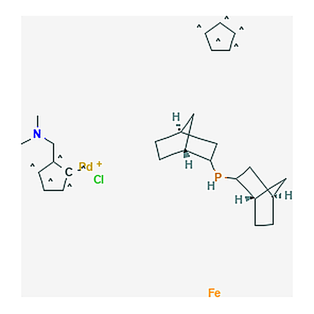 RHAWN 2-(Dimethylaminomethyl)ferrocen-1-yl-palladium(II) chloride Dinorbornylphosphine Complex