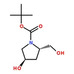 RHAWN (2S,4R)-tert-butyl 4-hydroxy-2-(hydroxymethyl)pyrrolidine-1-carboxylate