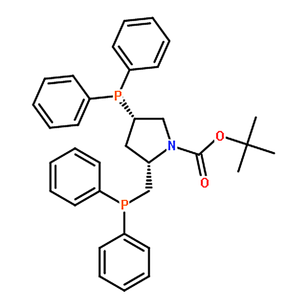 RHAWN (2S,4S)-1-tert-Butoxycarbonyl-4-diphenylphosphino-2-(diphenylphosphinomethyl)pyrrolidine