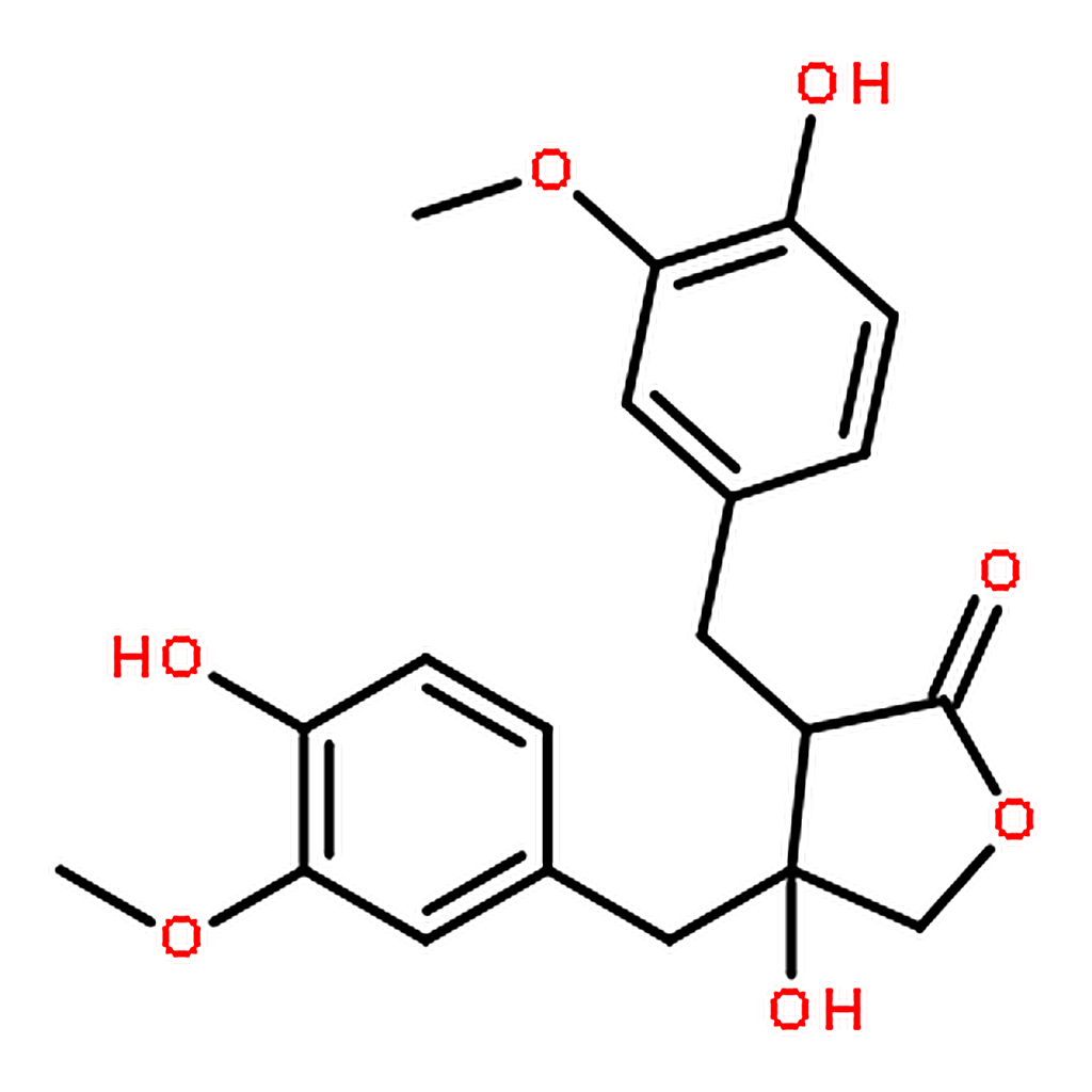 RHAWN (3R,4R)-3-Hydroxy-3,4-bis(4-hydroxy-3-methoxybenzyl)dihydrofuran-2(3H)-one