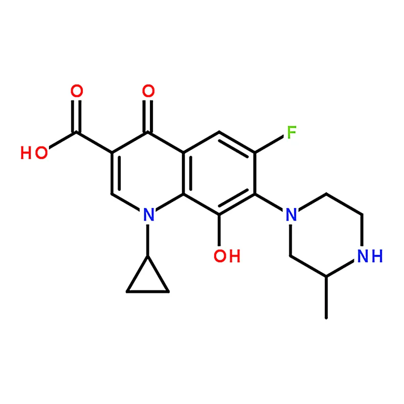 RHAWN 1-Cyclopropyl-6-fluoro-8-hydroxy-7-(3-methylpiperazin-1-yl)-4-oxo-1,4-dihydroquinoline-3-car