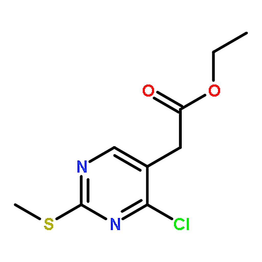 RHAWN Ethyl 2-(4-chloro-2-(methylthio)pyrimidin-5-yl)acetate