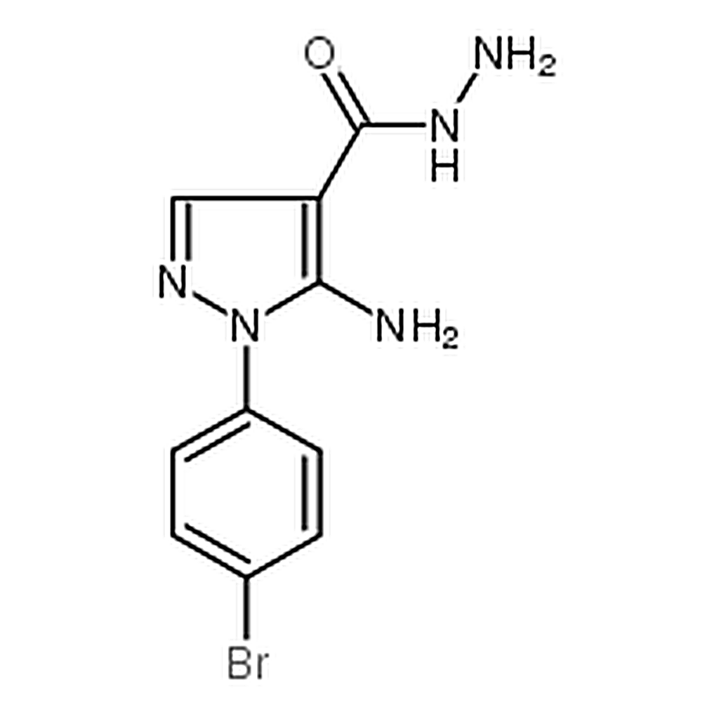 RHAWN 5-Amino-1-(4-bromophenyl)-1H-pyrazole-4-carbohydrazide