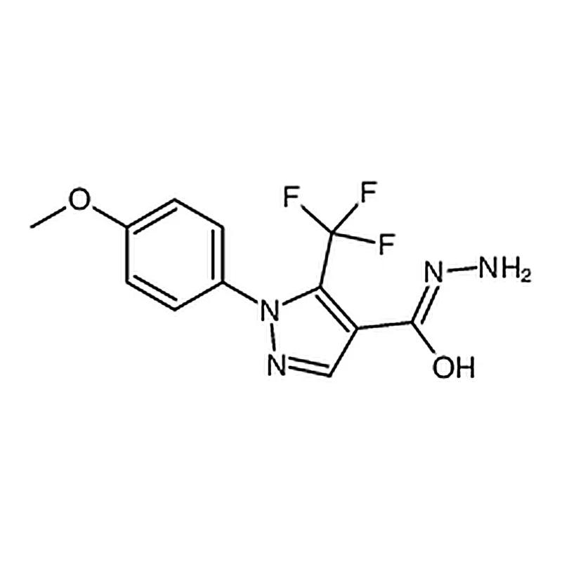 RHAWN 1-(4-Methoxy-phenyl)-5-trifluoromethyl-1H-pyrazole-4-carboxylic acid hydrazide
