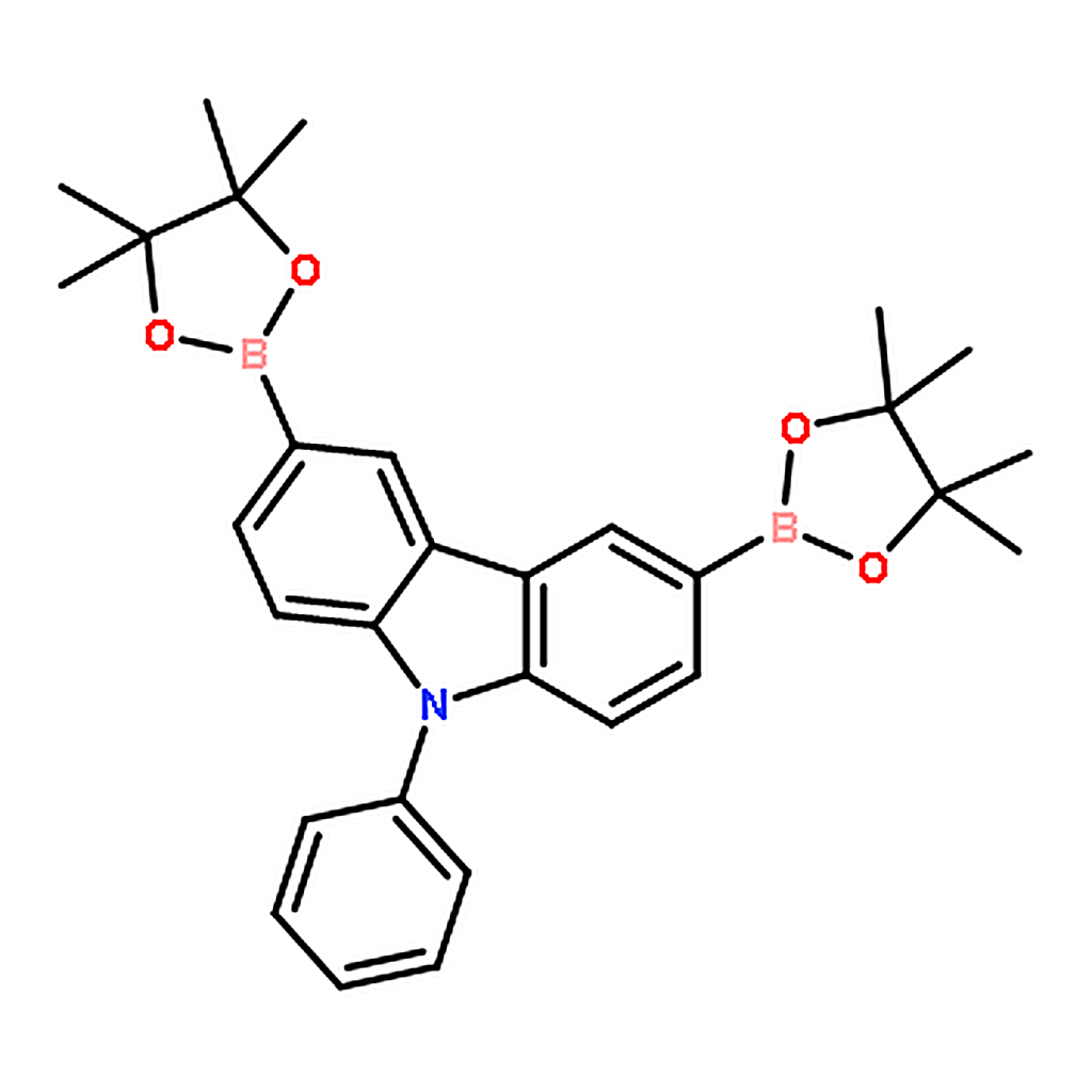 RHAWN 9-Phenyl-3,6-bis(4,4,5,5-tetramethyl-1,3,2-dioxaborolan-2-yl)-9H-carbazole