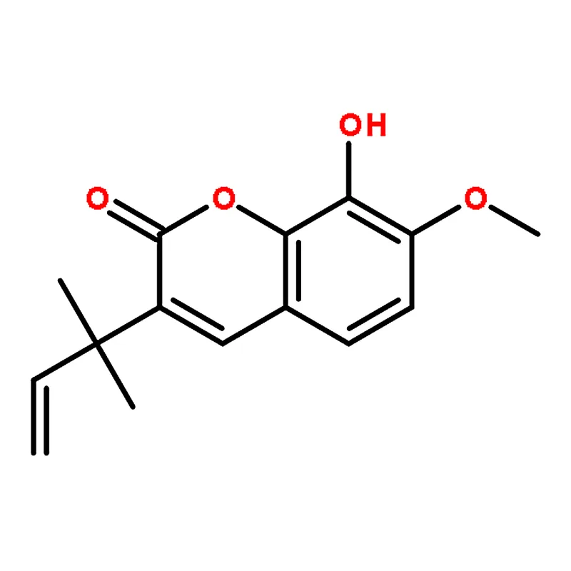 RHAWN 3-(1,1-Dimethylallyl)-8-hydroxy-7-methoxycoumarin