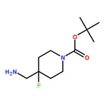 RHAWN tert-Butyl 4-(aminomethyl)-4-fluoropiperidine-1-carboxylate