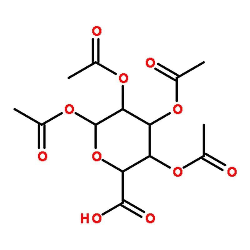 RHAWN (2S,3S,4S,5R,6S)-3,4,5,6-Tetraacetoxytetrahydro-2H-pyran-2-carboxylic acid