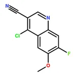 RHAWN 4-CHLORO-7-FLUORO-6-METHOXY-QUINOLINE-3-CARBONITRILE