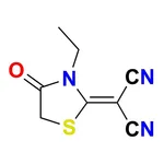 RHAWN 2-(3-Ethyl-4-oxothiazolidin-2-ylidene)malononitrile