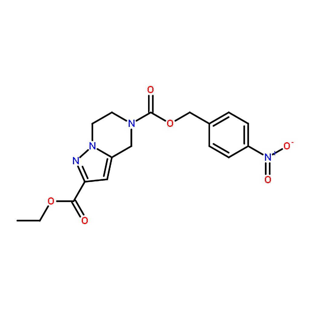 RHAWN 2-Ethyl 5-(4-nitrobenzyl) 6,7-dihydropyrazolo[1,5-a]pyrazine-2,5(4H)-dicarboxylate